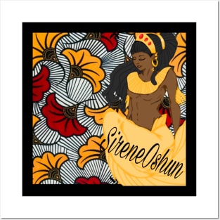 Sirene Oshun Ankara Print Posters and Art